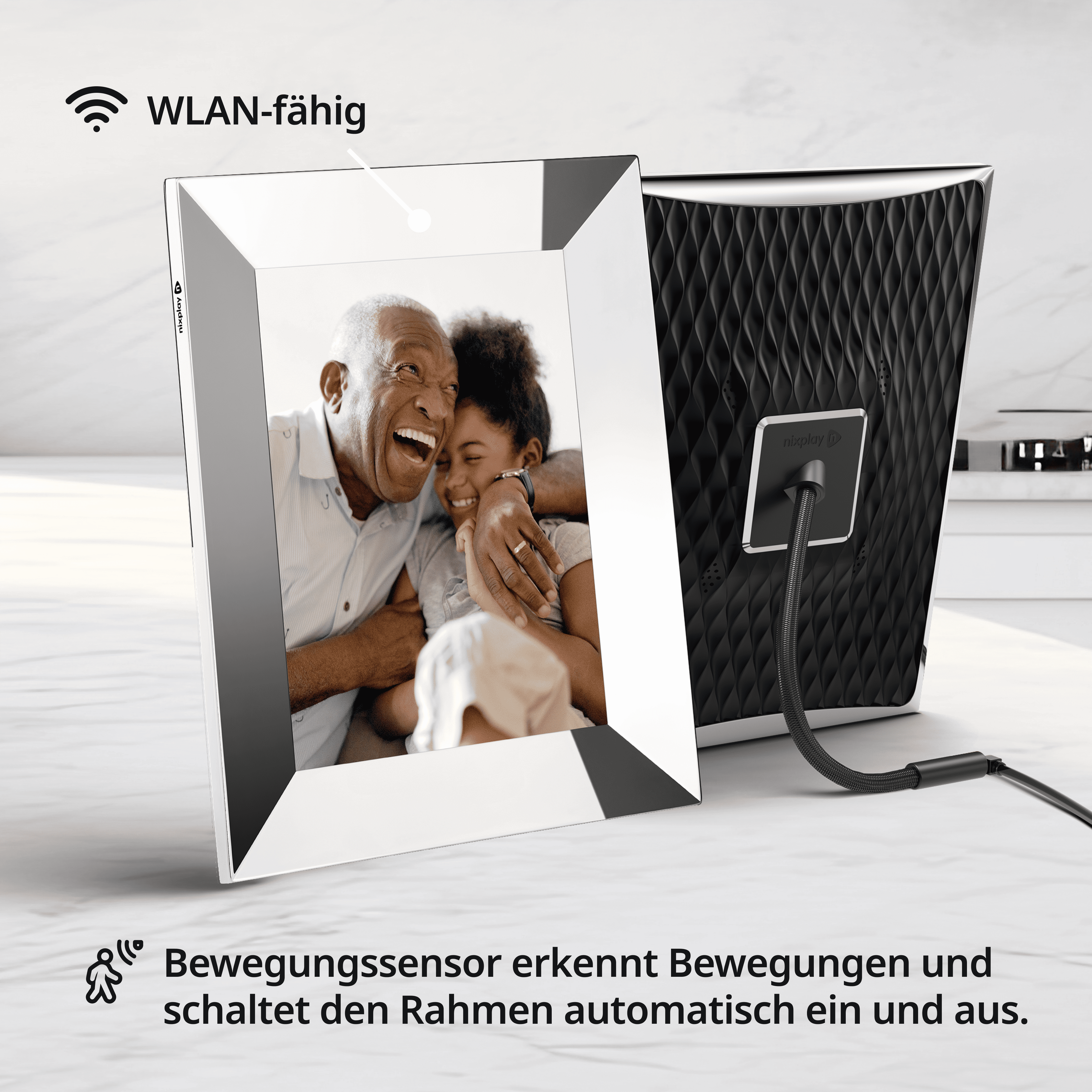 Metallischer 9,7 Zoll