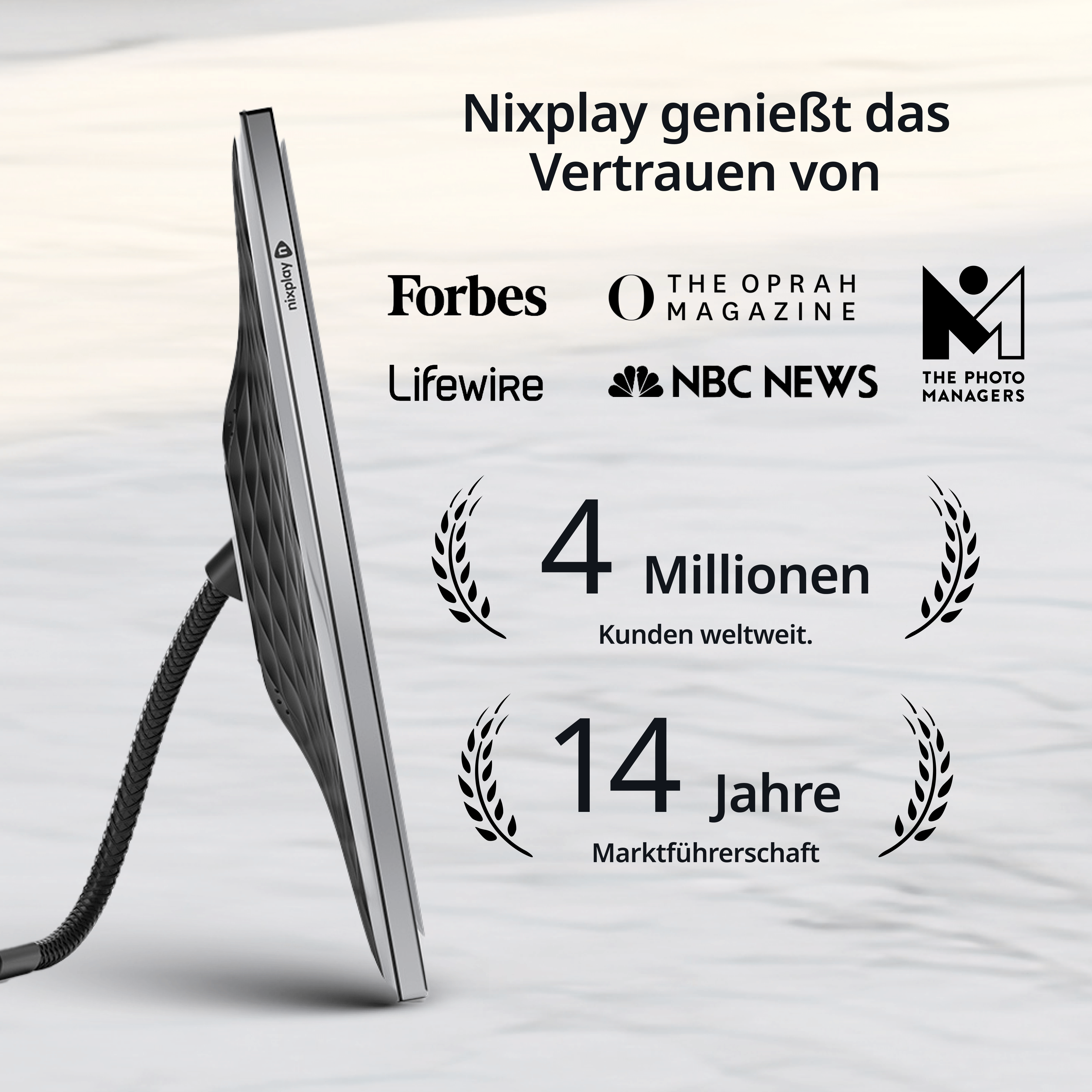 Metallischer 9,7 Zoll