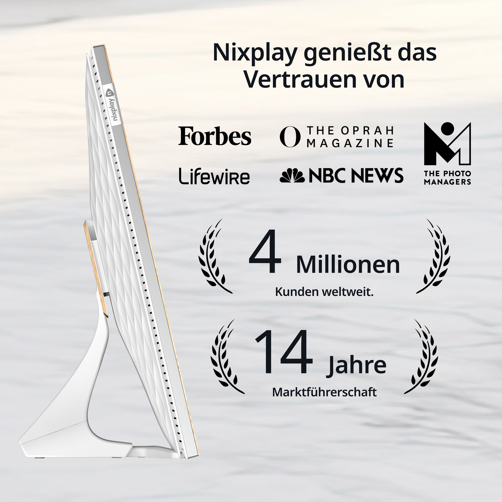 10,1 Zoll HD Touchscreen WLAN Digitaler Bilderrahmen