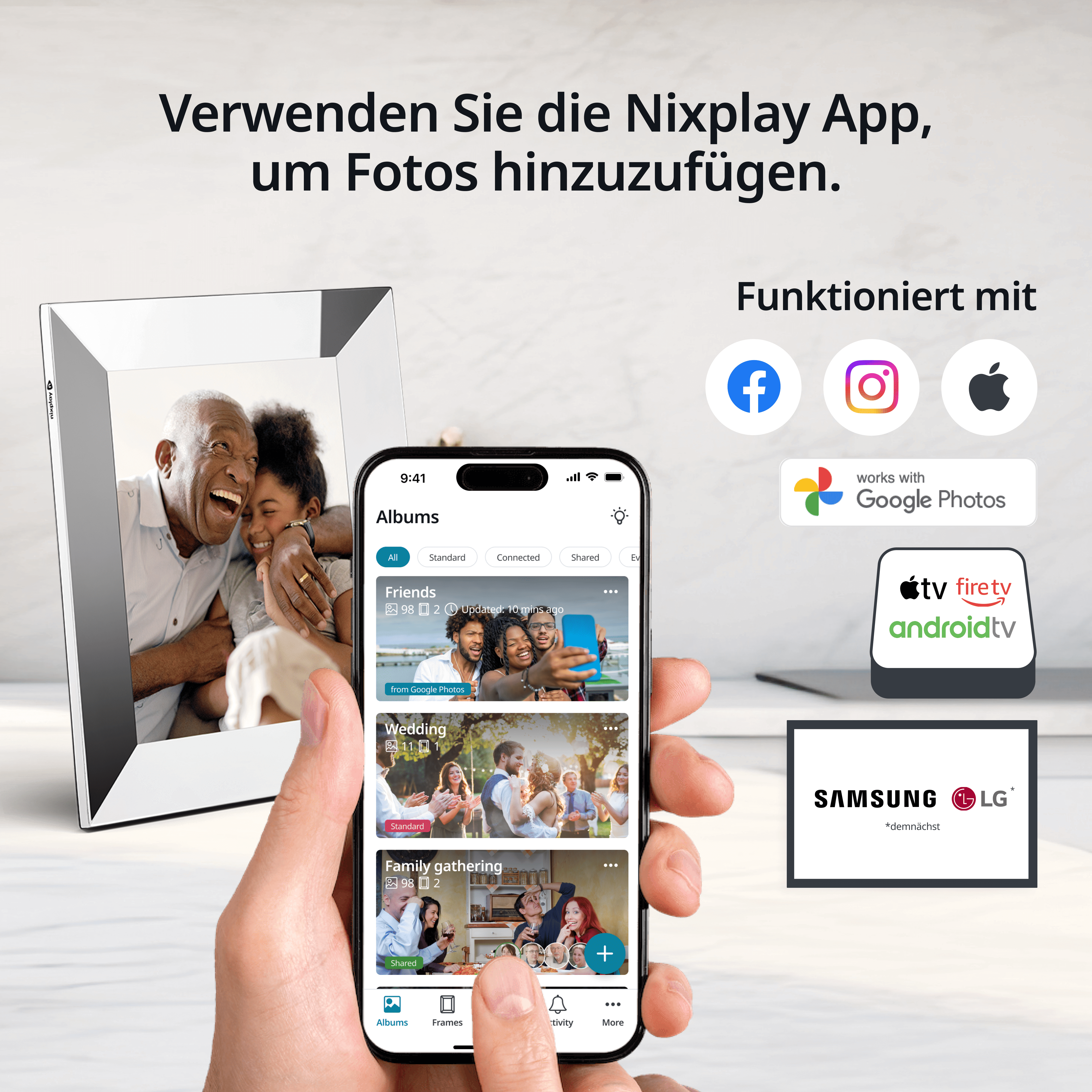 Metallischer 9,7 Zoll