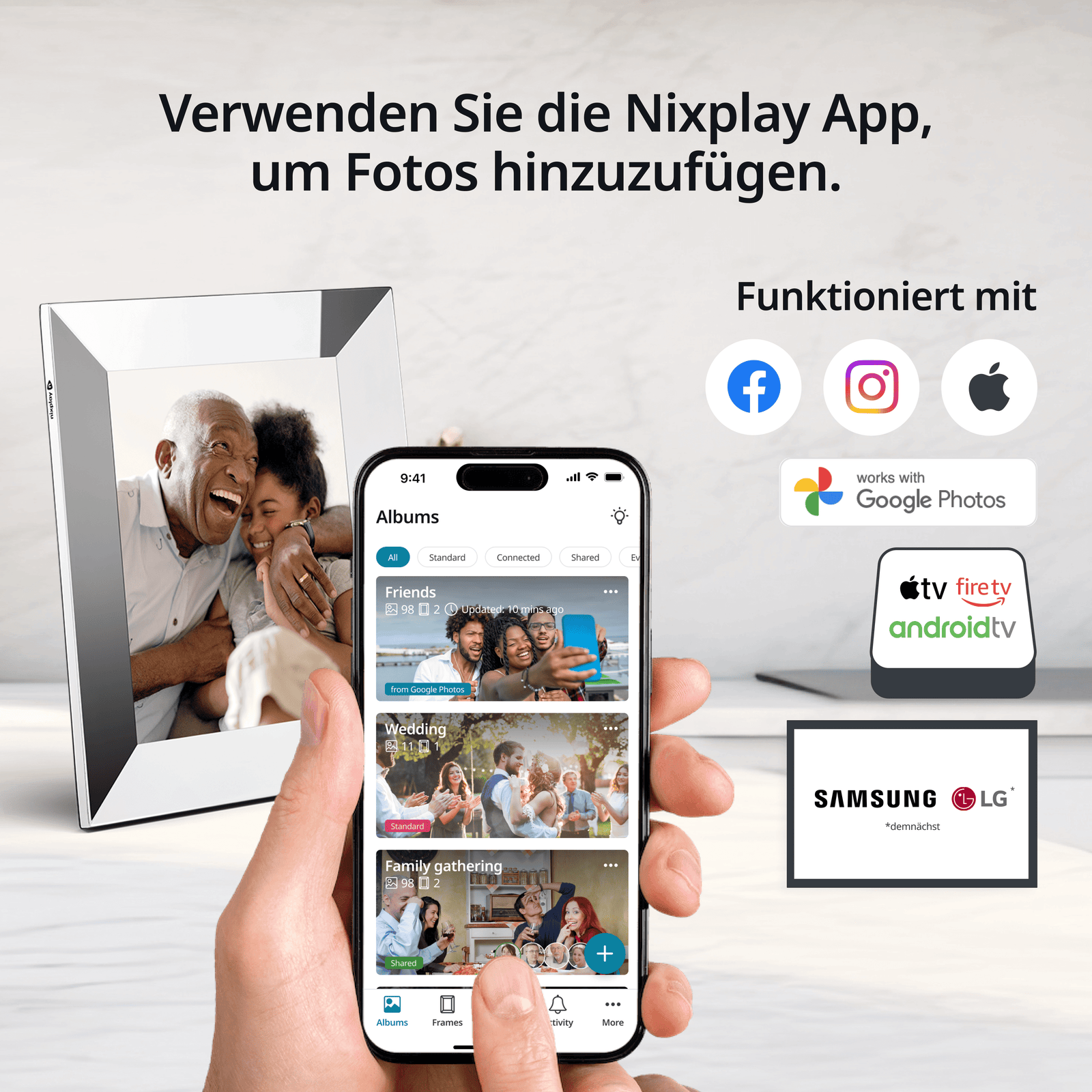 Metallischer 9,7 Zoll