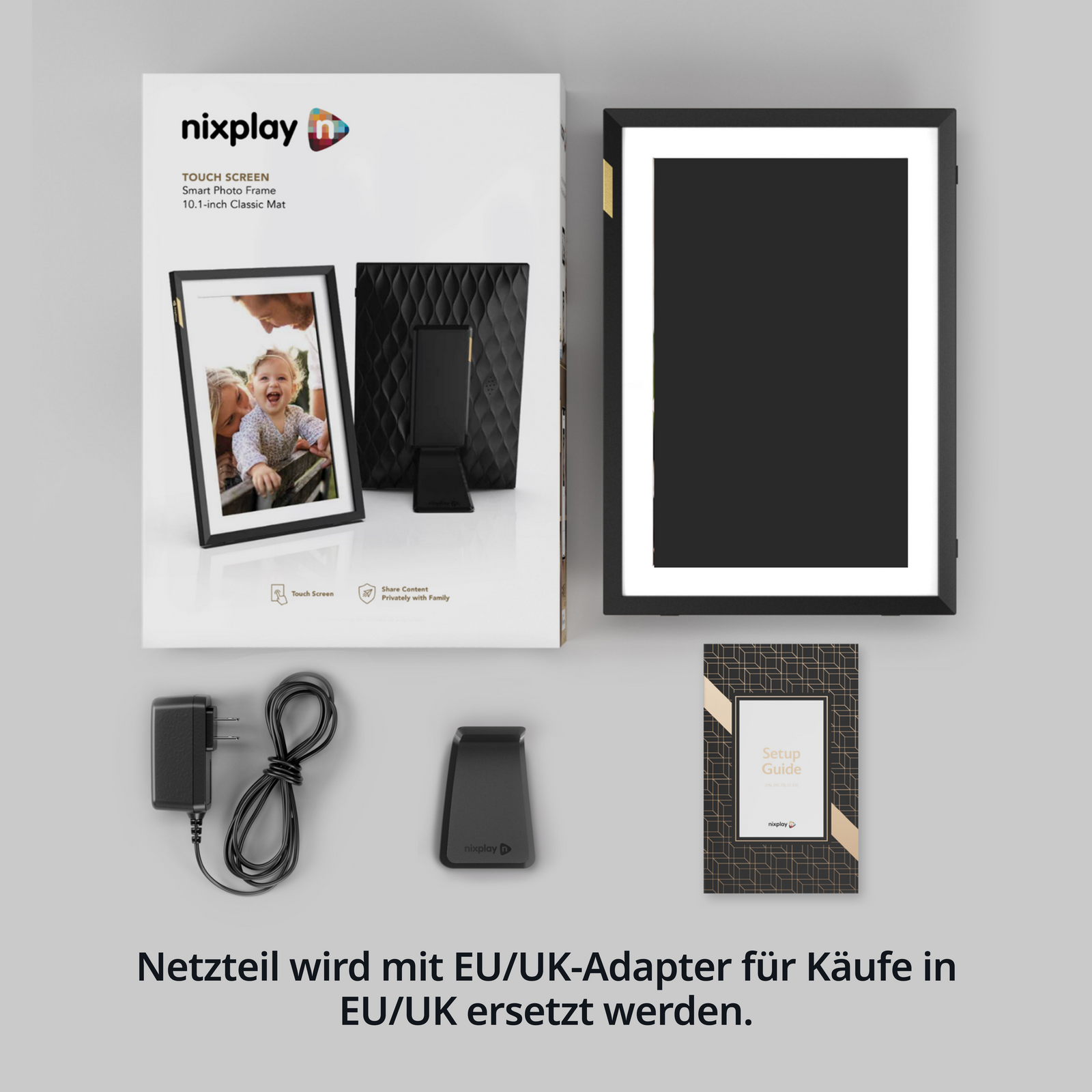 15,6 Zoll HD Touchscreen WLAN mattierten Digitaler Bilderrahmen