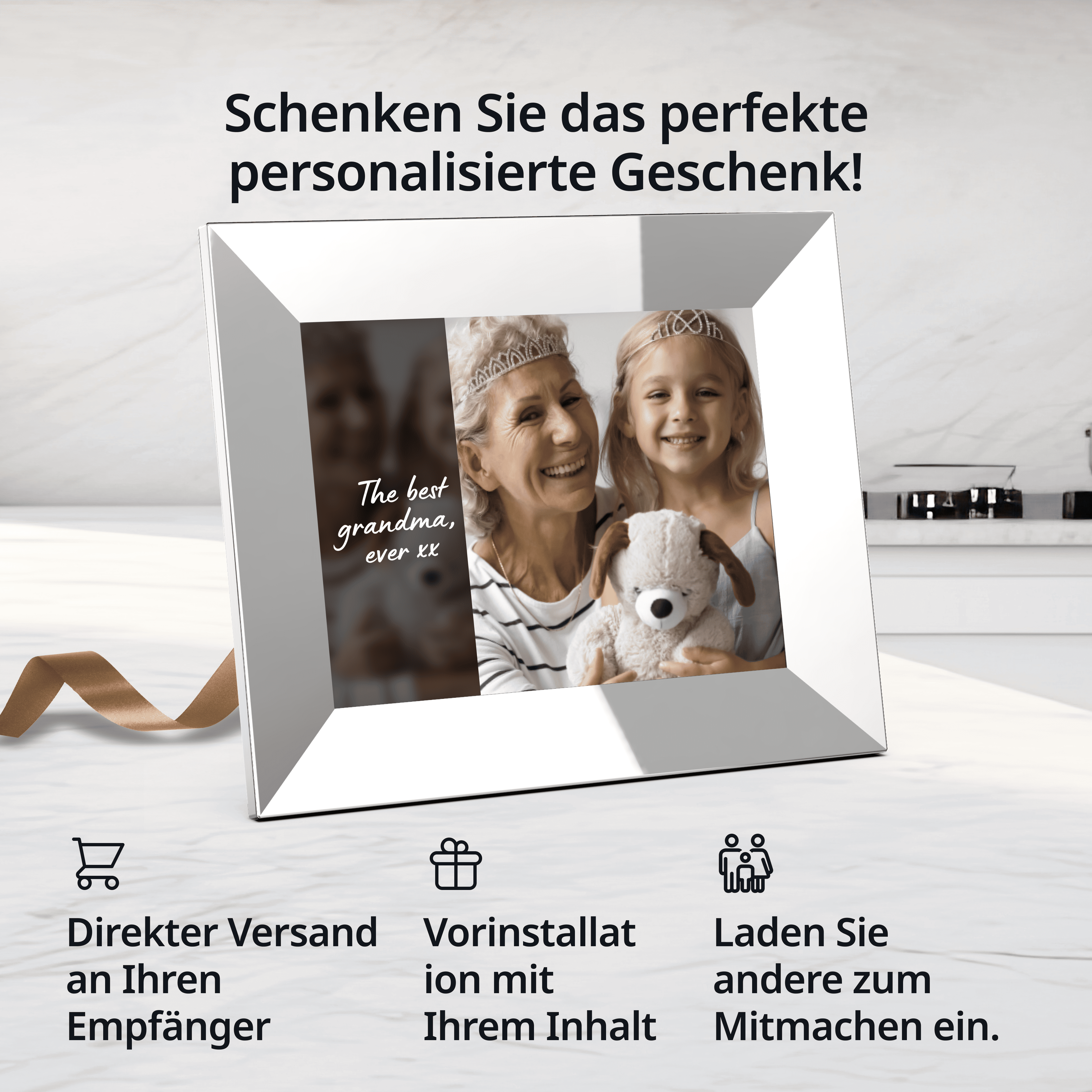 Metallischer 9,7 Zoll