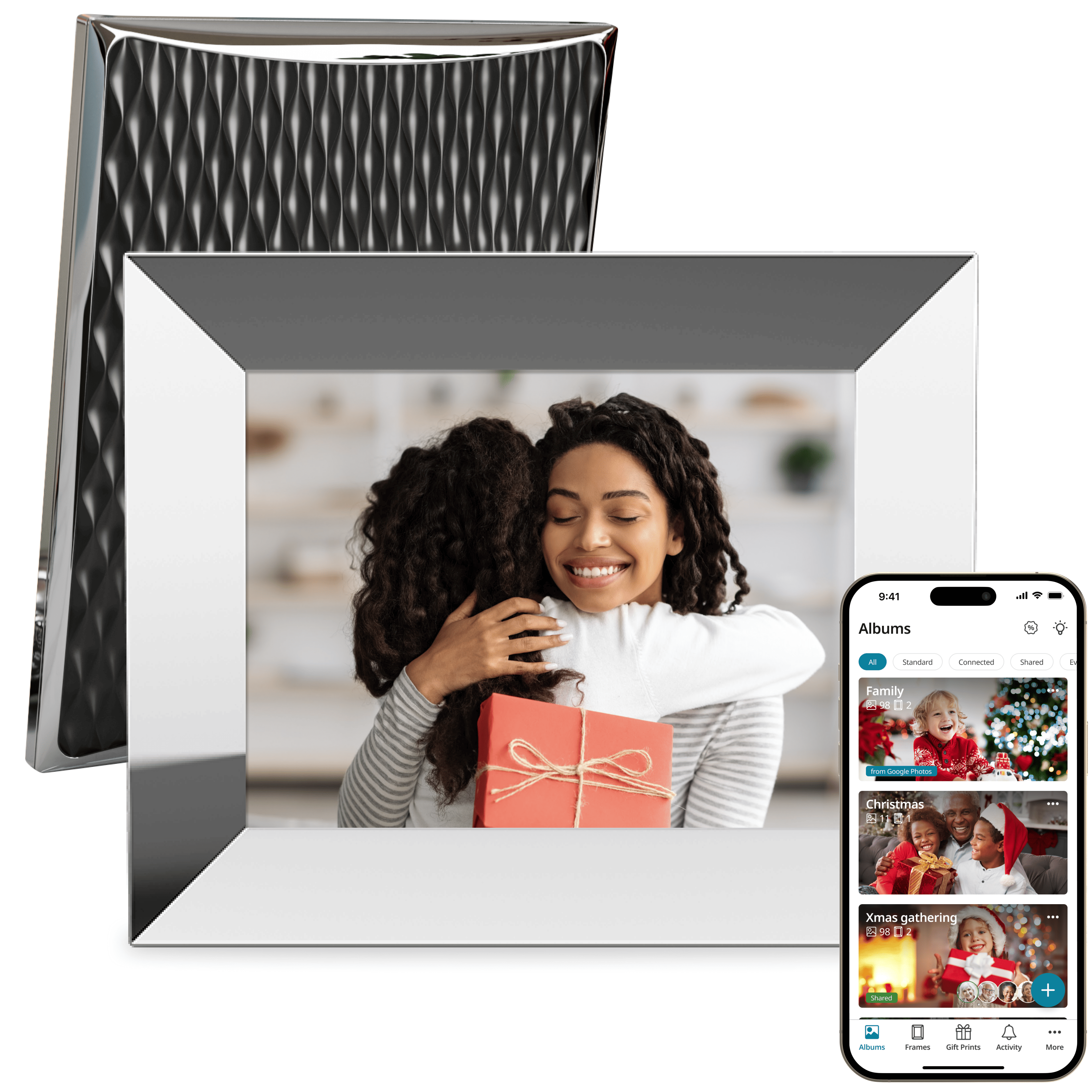 Metallischer 9,7 Zoll