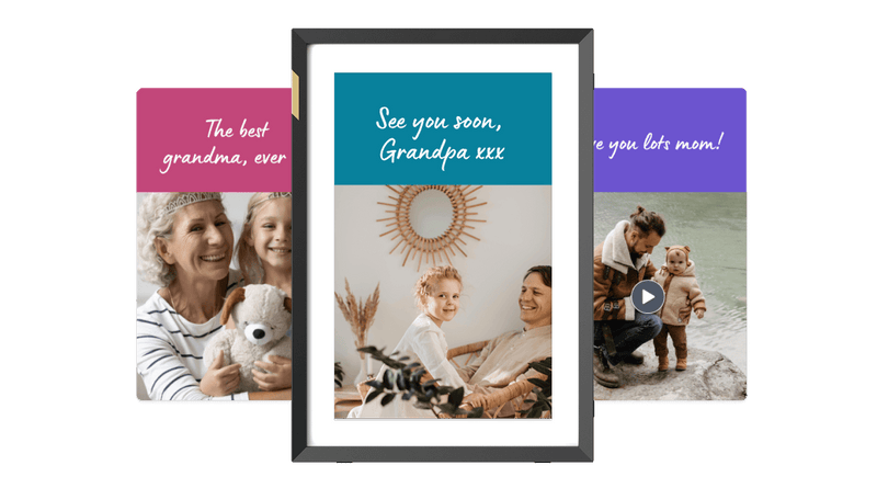 Préchargez vos messages d’accueil, photos et vidéos, sans déballage